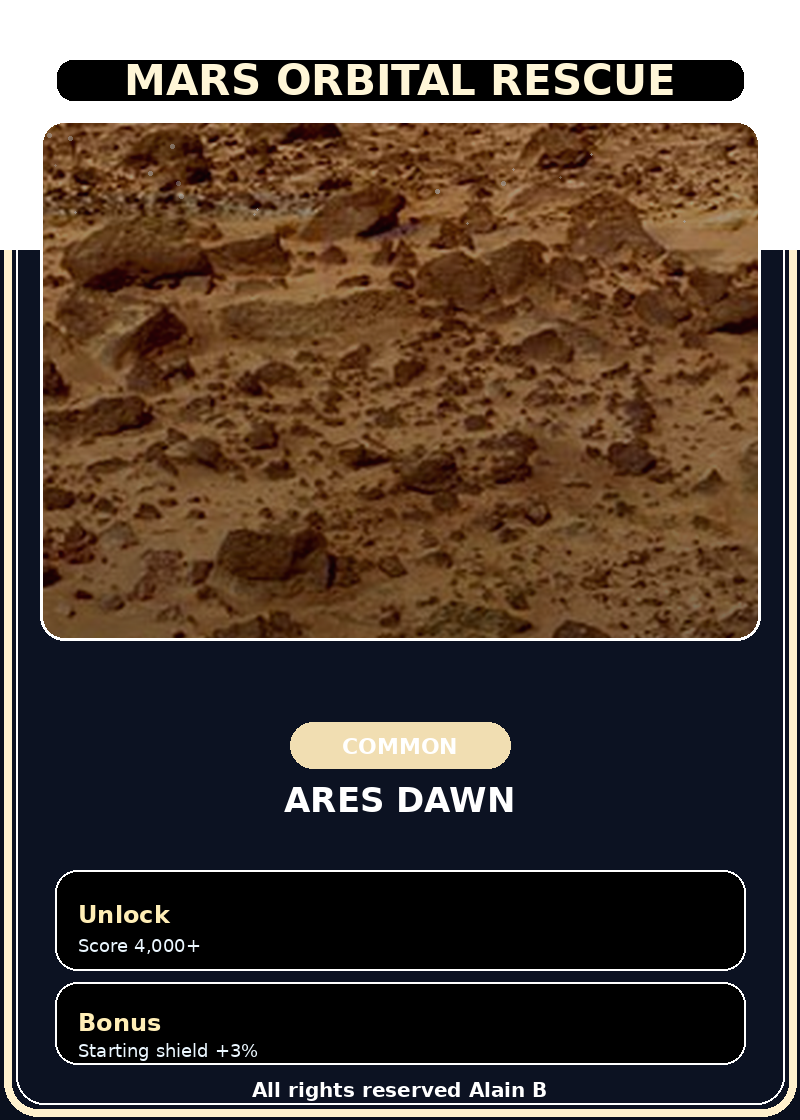 Mission card preview